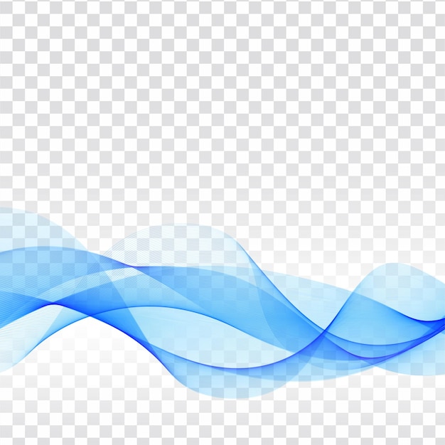 Vector gratuito ola azul elegante abstracto