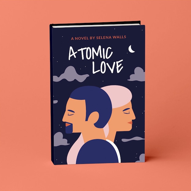 Vector gratuito portada del libro de wattpad de atomic love
