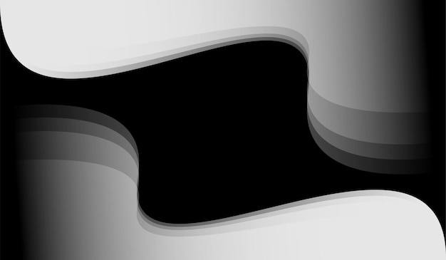 Vector gratuito plantilla de fondo minimalista degradado de onda abstracta
