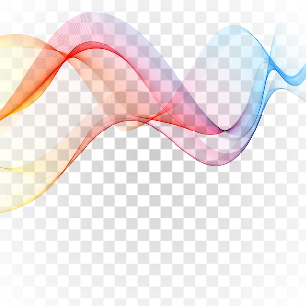 Vector fondo colorido abstracto con onda