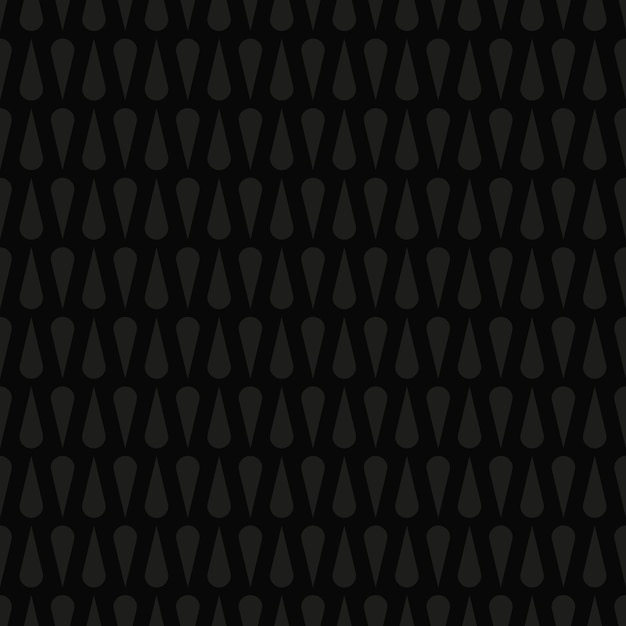 Patrón transparente geométrico monocromo vectorial Fondo repetible de moda negro