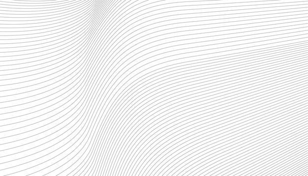 Schwarzes Linienmuster auf weißem Hintergrund abstrakter Hintergrund