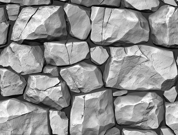 Gratis foto fotorealistisch oppervlak van stenen muren