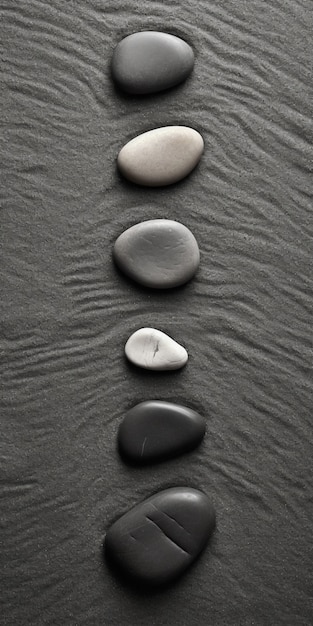 Gratis foto minimalistische zen stenen achtergrond