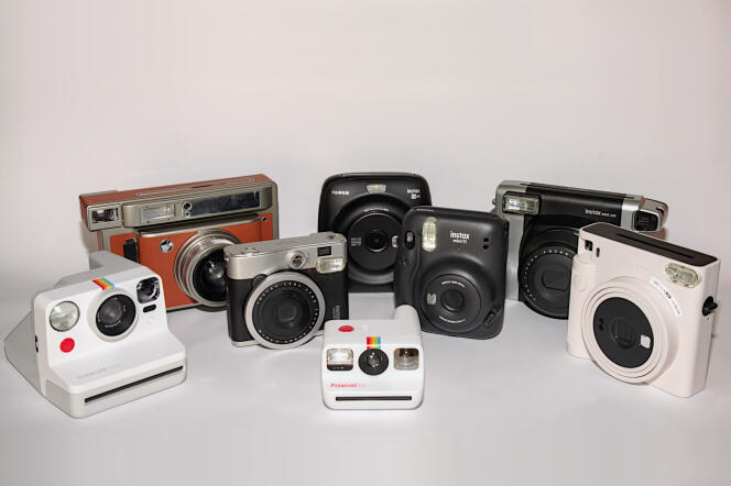 Comparatif d’appareils photos instantanés Instax et Polaroid 