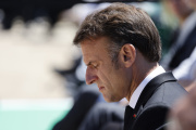 Emmanuel Macron, à Oradour-sur-Glane (Haute-Vienne), le 10 juin 2024.