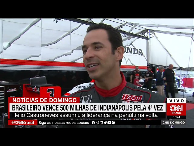 Hélio Castroneves vence pela quarta vez as 500 Milhas de Indianápolis