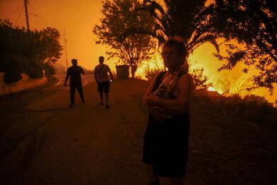 Лесные пожары в Греции, июнь 2024 года. Фото: Reuters