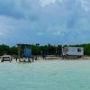 Middle Long Cay fishing outpost. Photo courtesy of Maria Palomares.