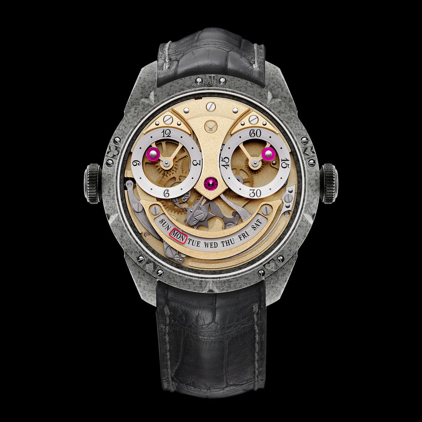 Часы Konstantin Chaykin Joker Sandmann Only Watch 2024 Piece Unique: эстимейт аукциона - CHF 30-50 тыс., финальная цена – CHF 110 тыс.
