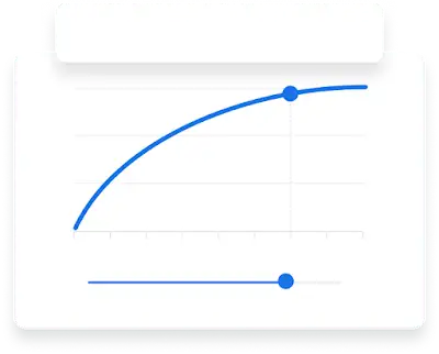 ภาพประกอบแสดงกราฟเส้นที่แสดงการเข้าถึงโฆษณาและข้อมูลเชิงลึกเกี่ยวกับการใช้จ่ายของกลุ่มเป้าหมาย