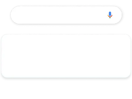 Grafika przedstawiająca wyszukiwanie w Google dekoracji do domu, w rezultacie wyświetla się odpowiednia reklama w wyszukiwarce.