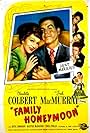 Claudette Colbert, Jimmy Hunt, Fred MacMurray, Peter Miles, and Gigi Perreau in Family Honeymoon (1948)