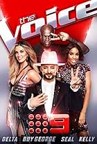 Boy George, Kelly Rowland, Seal, and Delta Goodrem in The Voice Australia (2012)