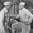 John Wayne and Robert Ryan in Flying Leathernecks (1951)
