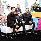 Linda Hamilton, Kevin Smith, Diego Boneta, Tim Miller, Gabriel Luna, and Mackenzie Davis at an event for IMDb at San Diego Comic-Con (2016)
