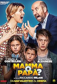 Antonio Albanese and Paola Cortellesi in Mamma o papà? (2017)