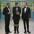 Mike Connors, Dick Martin, and Dan Rowan in Laugh-In (1967)