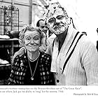 Jack Lemmon with his mother on the set of "Great Race, The" Photo taken in 1964.