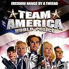 Matt Stone, Trey Parker, Masasa Moyo, and Kristen Miller in Team America: World Police (2004)