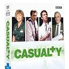 Brenda Fricker, Bernard Gallagher, Robert Pugh, and Derek Thompson in Casualty (1986)