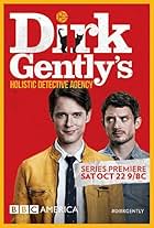 Elijah Wood and Samuel Barnett in Dirk Gently's Holistic Detective Agency (2016)