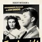Robert Mitchum and Jean Simmons in Angel Face (1952)