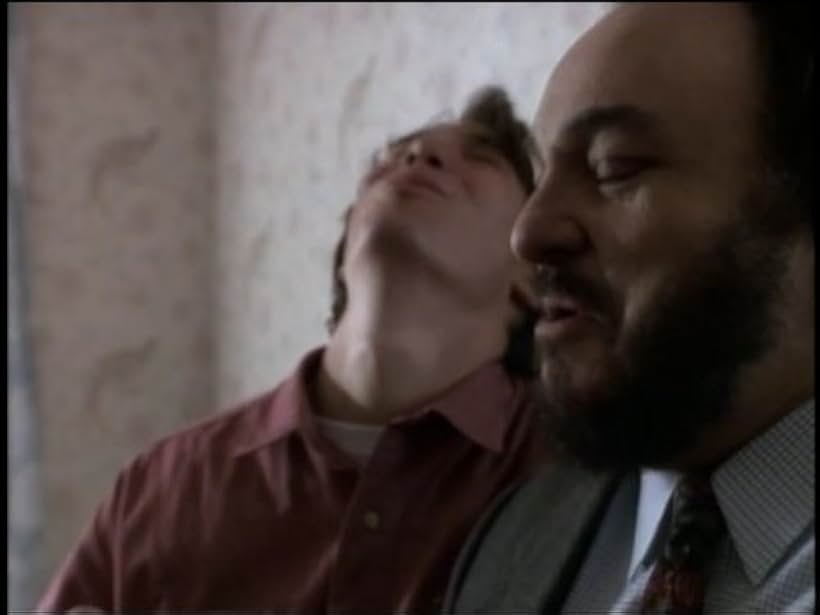 Jerry O'Connell and John Rhys-Davies in Sliders (1995)
