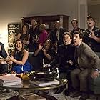 Darren Criss, Kevin McHale, Chris Colfer, Jenna Ushkowitz, Amber Riley, Becca Tobin, Blake Jenner, and Noah Guthrie in Glee (2009)
