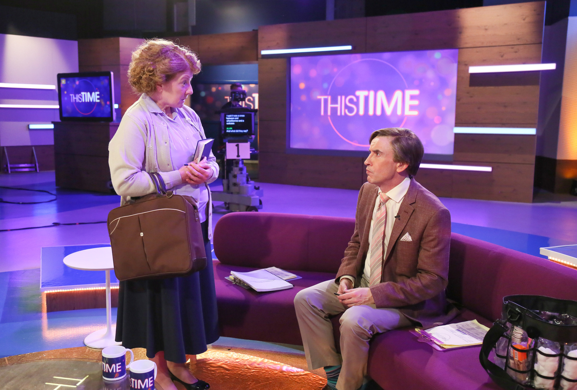 Steve Coogan and Felicity Montagu in This Time with Alan Partridge (2019)