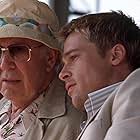 Brad Pitt and Carl Reiner in Ocean's Eleven (2001)