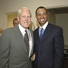 Tiger Woods and Bill Walsh