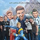 David Menkin, Giles Ridge, Rob Hoegee, Ben Milsom, Andres Williams, and Rasmus Hardiker at an event for Thunderbirds Are Go (2015)
