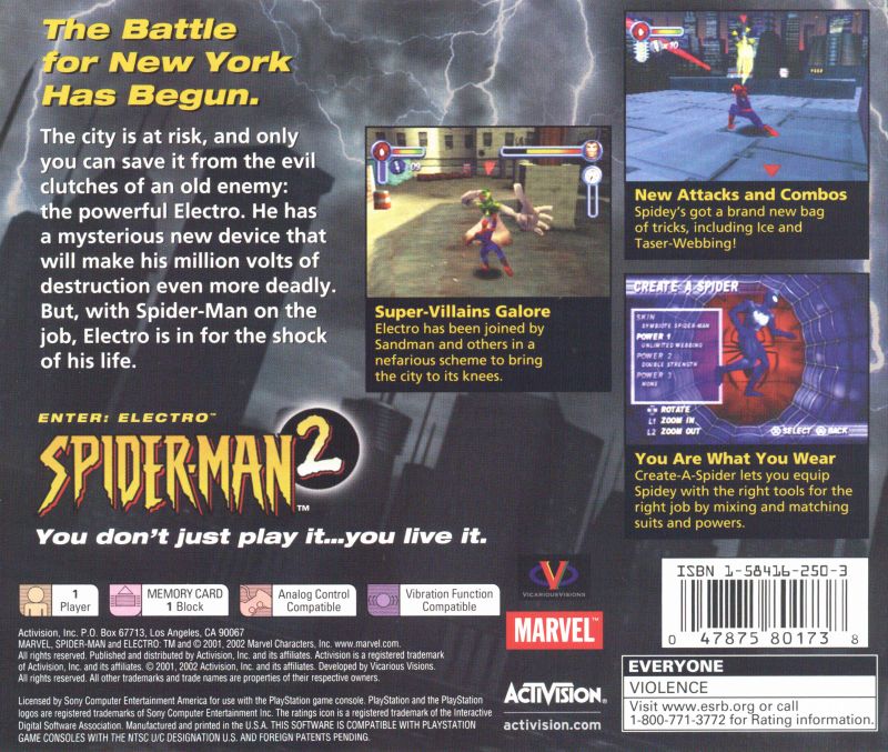 Daran Norris and Rino Romano in Spider-Man 2: Enter Electro (2001)