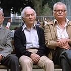 George Burns, Art Carney, and Lee Strasberg in Going in Style (1979)