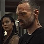 Alban Lenoir and Stéfi Celma in Lost Bullet (2020)