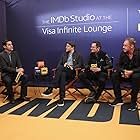 Charlie Hunnam, Michael Noer, Dave Karger, and Roland Møller