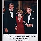 Rock Hudson, Ronald Reagan, and Nancy Reagan in Rock Hudson: All That Heaven Allowed (2023)