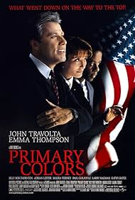 John Travolta, Emma Thompson, and Adrian Lester in Primary Colors (1998)