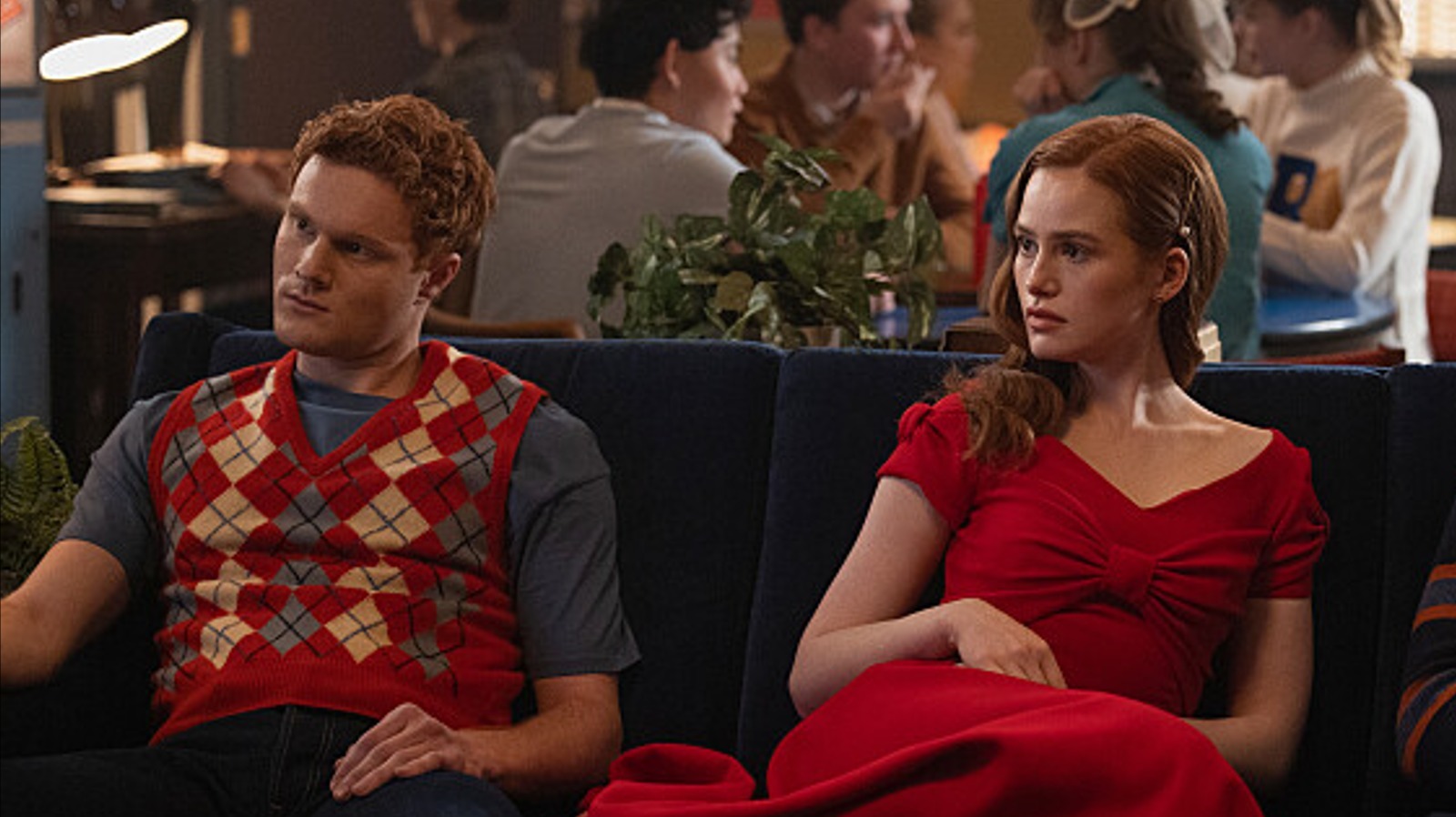 Nicholas Barasch and Madelaine Petsch in Riverdale (2023)