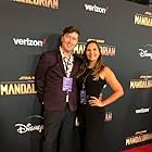Jett Lucas and Mary Carr at an event for The Mandalorian (2019)