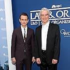 Sam Waterston and Hugh Dancy at an event for Law & Order: Organized Crime (2021)