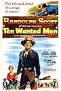 Randolph Scott, Richard Boone, and Jocelyn Brando in Ten Wanted Men (1955)