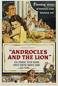 Victor Mature and Jean Simmons in Androcles and the Lion (1952)