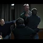 Colin Bates, Damien Chapelle, Davide Campagna, and Anthony Bajon in La prière (2018)