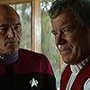 William Shatner and Patrick Stewart in Star Trek: Generations (1994)