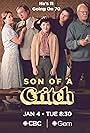 Malcolm McDowell, Mark Critch, Claire Rankin, Colton Gobbo, and Benjamin Evan Ainsworth in Son of a Critch (2022)