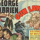 Ward Bond, George O'Brien, and Rita Oehmen in Gun Law (1938)