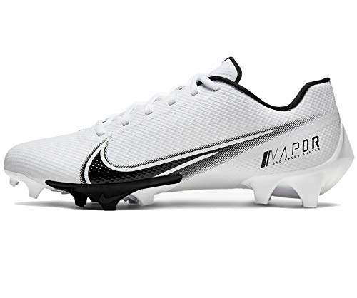 Nike Vapor Edge Speed 360 Mens Football Cleat Cd0082-100 Size 9.5 White/Black