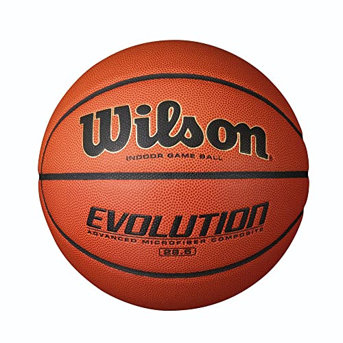 Wilson Evolution Indoor Game Basketball, Intermediate - Size 6